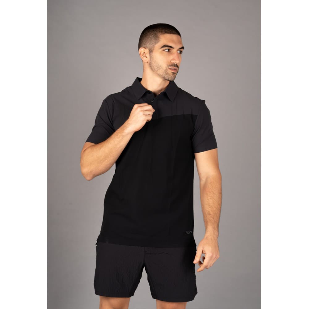 CHEMISSE RS ROPA T25C01 BLACK/DK.GREY - L